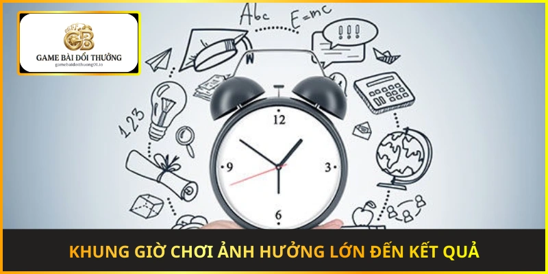 Khung giờ chơi game bài ảnh hưởng lớn đến trải nghiệm và kết quả