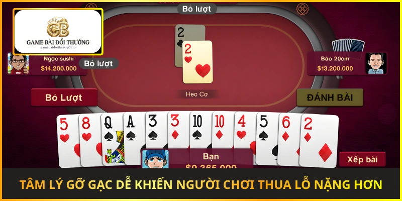 Tâm lý gỡ gạc dễ khiến người chơi thua lỗ nặng hơn