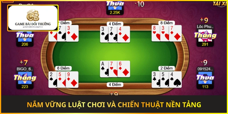 Nắm vững luật chơi và chiến thuật nền tảng quan trọng